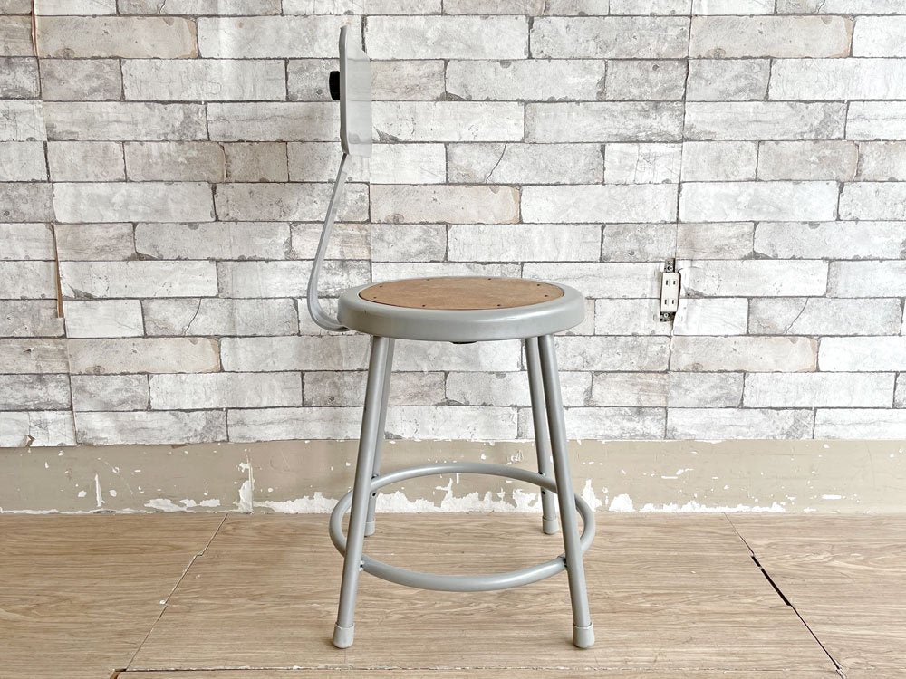 ラボスツール LAB STOOL Sサイズ バックレスト付き チェア インダストリアル パシフィックファニチャーサービス P.F.S取扱 ●