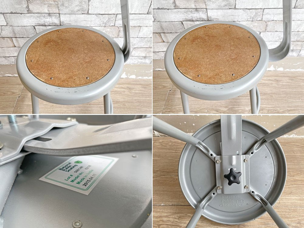 ラボスツール LAB STOOL Sサイズ バックレスト付き チェア インダストリアル パシフィックファニチャーサービス P.F.S取扱 ●