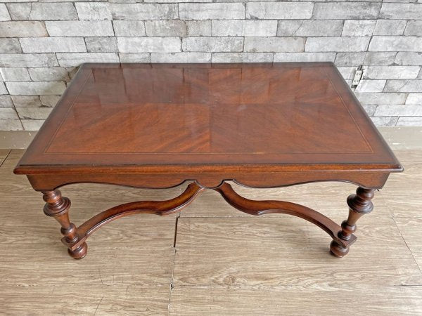 ヨーロピアンクラシカルデザイン European Classical エクステンション コーヒーテーブル センターテーブル 伸長式 W109-165cm ●