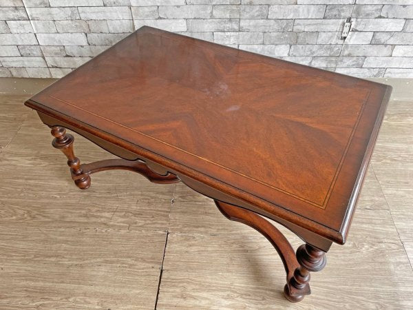 ヨーロピアンクラシカルデザイン European Classical エクステンション コーヒーテーブル センターテーブル 伸長式 W109-165cm ●