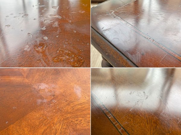 ヨーロピアンクラシカルデザイン European Classical エクステンション コーヒーテーブル センターテーブル 伸長式 W109-165cm ●
