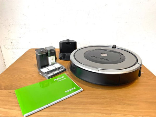 アイロボット iRobot ルンバ Roomba 876 ロボット掃除機 シルバー バーチャルウォール2個  動作確認OK 美品 取説付 ★