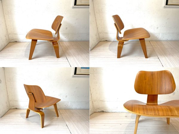 ハーマンミラー Herman Miller LCW ラウンジチェア ウッドレッグ Molded Plywood Lounge Chair ウォールナット C&Rイームズ ミッドセンチュリー★