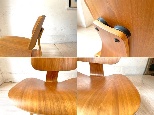 ハーマンミラー Herman Miller LCW ラウンジチェア ウッドレッグ Molded Plywood Lounge Chair ウォールナット C&Rイームズ ミッドセンチュリー★