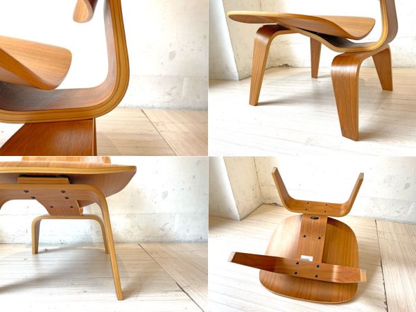 ハーマンミラー Herman Miller LCW ラウンジチェア ウッドレッグ Molded Plywood Lounge Chair ウォールナット C&Rイームズ ミッドセンチュリー★