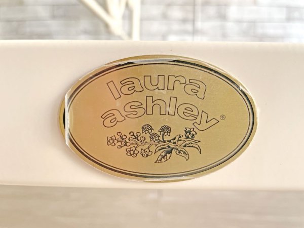 ローラアシュレイ LAURA ASHLEY サマセット SOMERSETE シングルサイズ ベッドフレーム アイボリー 英国 クラシカルスタイル 定価￥107,800- ●