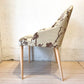 タイムアンドスタイル TIME&STYLE フィリップ Philip ハーフアームチェア half arm chair ブナ材 梅の花柄 廃番仕様 参考定価￥132,000- A ★