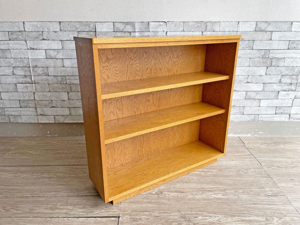 パシフィックファニチャーサービス P.F.S DHブックシェルフ DH BOOK SHELF オーク材 ラッカー仕上げ 3段 H85cm ●