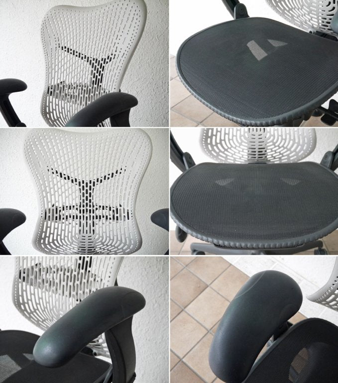 ハーマンミラー Herman Miller ミラチェア Mirra Chair アルパイン×グラファイトカラー スタジオ7.5 デスクチェア ◇