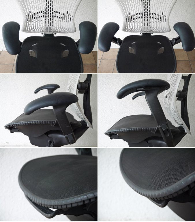 ハーマンミラー Herman Miller ミラチェア Mirra Chair アルパイン×グラファイトカラー スタジオ7.5 デスクチェア ◇