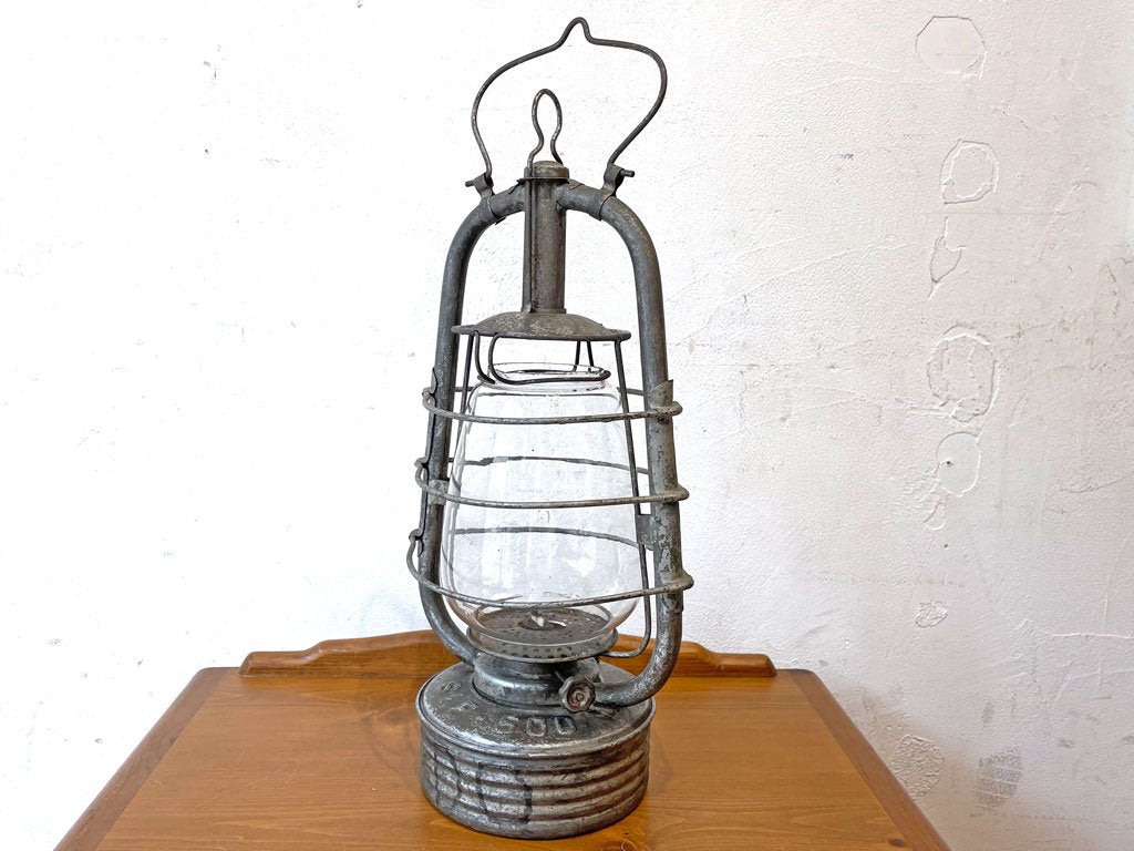 フランス ビンテージ Frace vintage ハリケーン ランタン Hurricane lantern テントランプ SIF-500 灯油ランタン ★