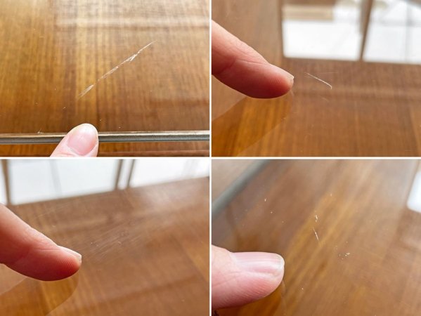 ミツバ MITSUBA  ローテーブル センターテーブル コーヒーテーブル ガラス天板 スモークガラス チーク材 ジャパニーズモダン ●