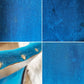 UKビンテージ Vintage ラウンジチェア 1人掛けソファ ブルー モケット リクライニング機能&マガジンラック付 アールデコ イギリス ●