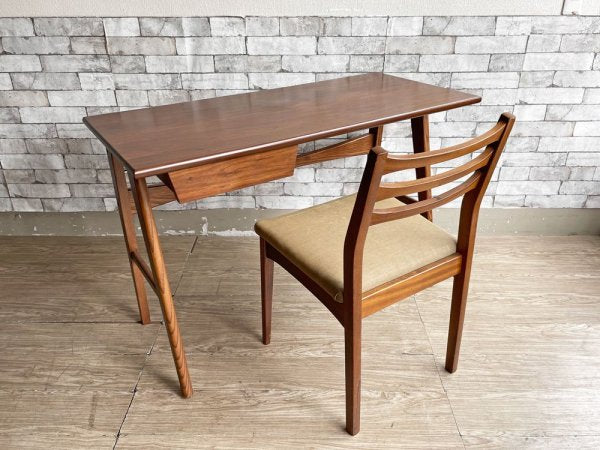 アクメファニチャー ACME Furniture デルマー DELMAR デスク 作業机 ウォールナット材 抽斗付き W110cm ●