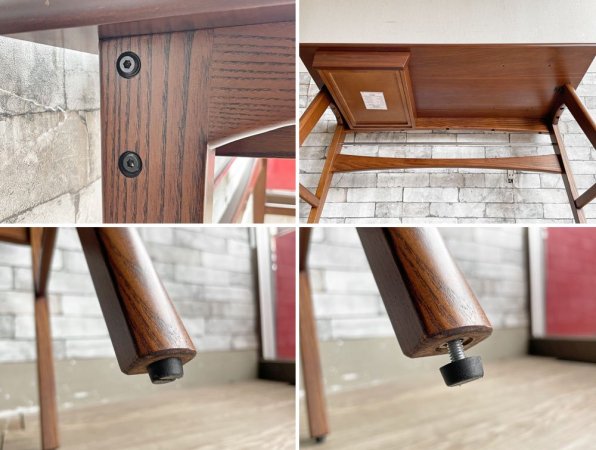 アクメファニチャー ACME Furniture デルマー DELMAR デスク 作業机 ウォールナット材 抽斗付き W110cm ●