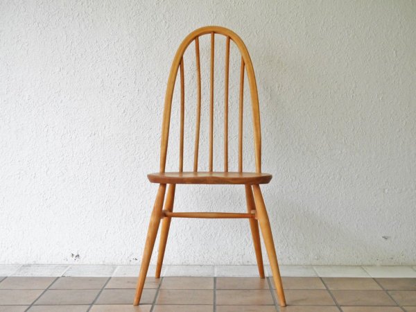 アーコール Ercol クエーカー チェア ダイニングチェア 英国 ビンテージ エルム×ビーチ材 ◇