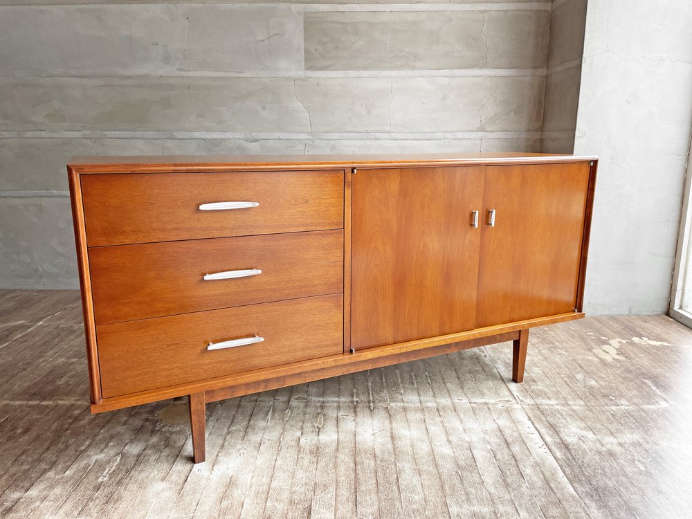 パシフィックファニチャーサービス PACIFIC FURNITURE SERVICE HD CABINET L サイドボード バーチ材 W149cm P.F.S. ミッドセンチュリー ♪