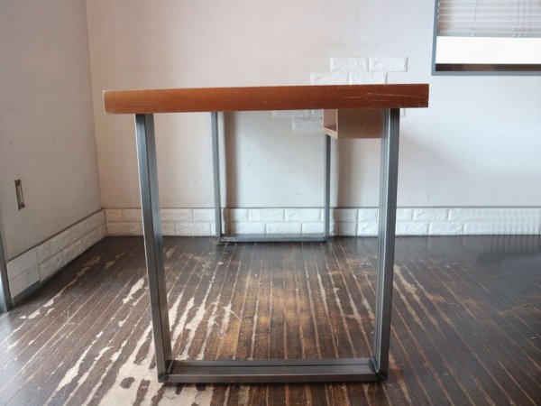 アクメ ファニチャー ACME Furniture 木製天板×鉄脚 デスク ワークテーブル 作業机 オーダーメイド W140 インダストリアル ◎