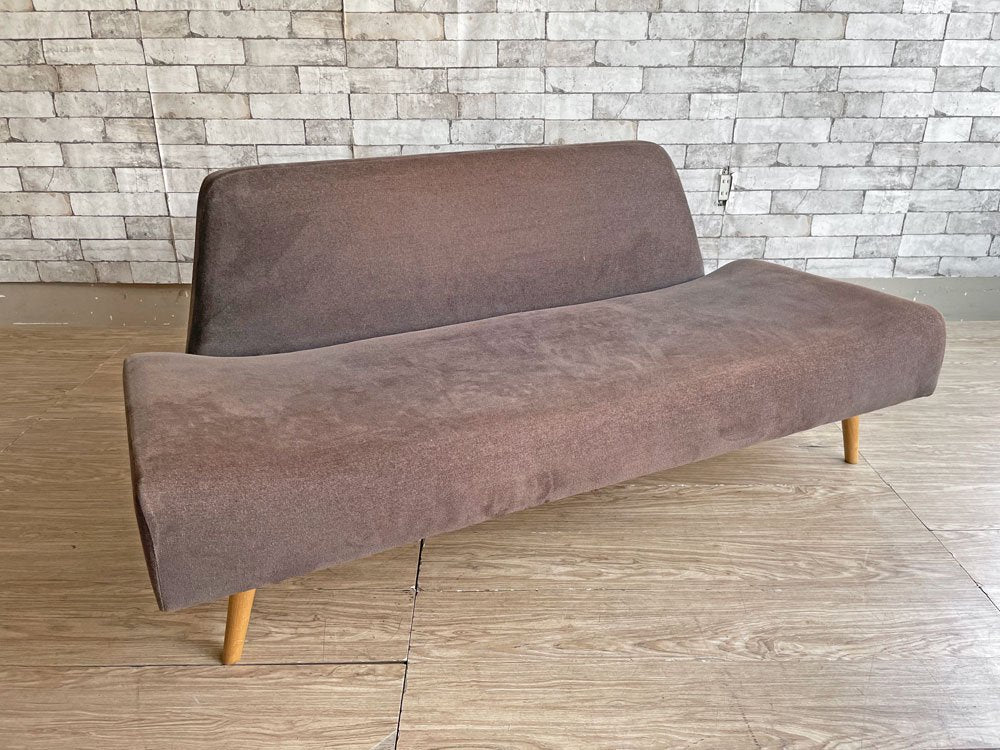 イデー IDEE アーオ ソファ AO SOFA 2人掛け 2シーター チャコール 岡嶌要 定価69,000円 現状品 ●