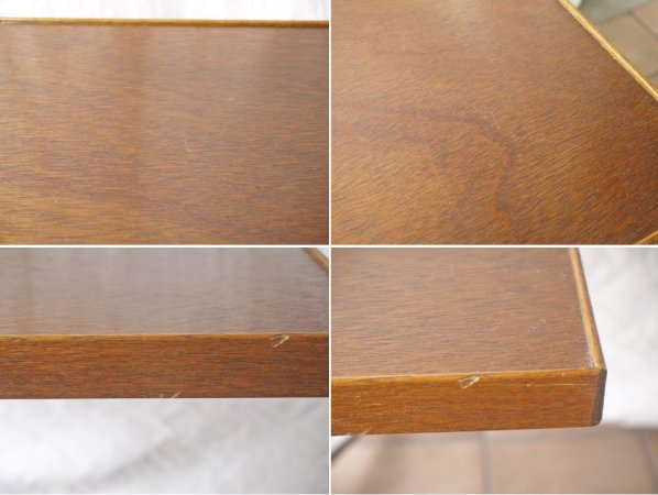 パシフィックファニチャーサービス PACIFIC FURNITURE SERVICE サイドテーブル ラワン突板 60×47cm コーヒーテーブル ミッドセンチュリーデザイン ◇