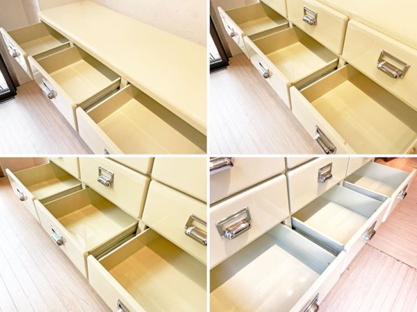 ダルトン DULTON 3カラムズ バイ 5ドロワーズ 3 columns by 5 drawers アイボリー 収納家具 スチールチェスト ★