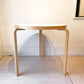 アルテック artek テーブル90B バーチ材 ホワイトラミネート天板 3本脚 アルヴァ・アアルト Alvar Aalto フィンランド 美品 ★