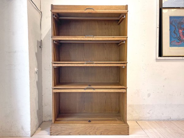 ジャーナルスタンダードファニチャー journal standard Furniture ボンド スライドキャビネット BOND SLIDE CABINET ブックケース オーク材 4段 ★