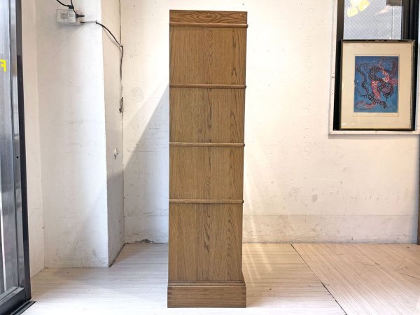 ジャーナルスタンダードファニチャー journal standard Furniture ボンド スライドキャビネット BOND SLIDE CABINET ブックケース オーク材 4段 ★