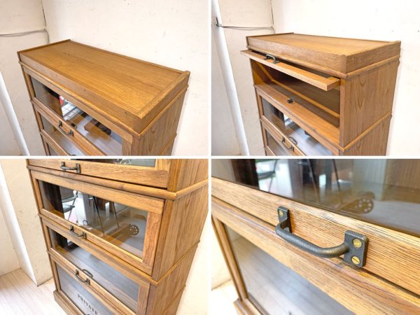 ジャーナルスタンダードファニチャー journal standard Furniture ボンド スライドキャビネット BOND SLIDE CABINET ブックケース オーク材 4段 ★