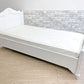 フランスベッド france bed R-1 HRL7-FB シングルベッド  ウッドフレーム ホワイト マットレス付 シャビーシック アンティークスタイル ●