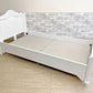 フランスベッド france bed R-1 HRL7-FB シングルベッド  ウッドフレーム ホワイト マットレス付 シャビーシック アンティークスタイル ●