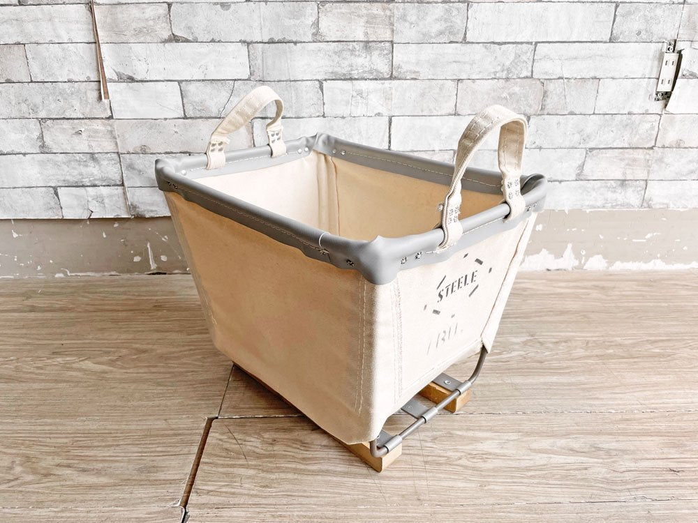 スチールキャンバスバスケット STEELE CANVAS BASKET CORP スモールキャリーバスケット 1BU スクエア インダストリアル アメリカ ●