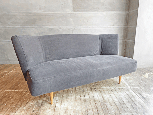 イデー IDEE カイソファ KAI SOFA グレー 2シーター 岡嶌要 オーガニックデザイン 廃番色 定価￥167,200- 現状品 ♪