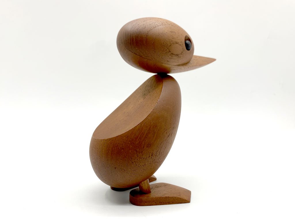 アーキテクトメイド Architectmade ダック Duck チーク無垢材 オブジェ ペーパーウェイト ハンス・ボーリン Hans Bolling デンマーク 北欧雑貨 ●