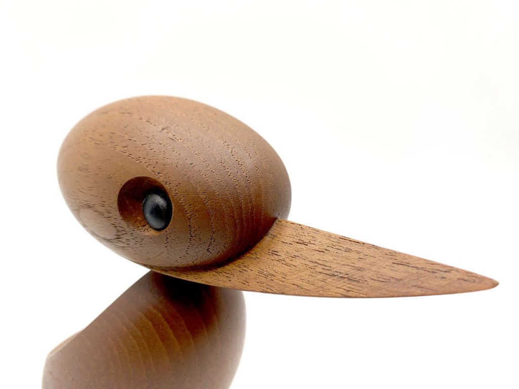 アーキテクトメイド Architectmade ダック Duck チーク無垢材 オブジェ ペーパーウェイト ハンス・ボーリン Hans Bolling デンマーク 北欧雑貨 ●