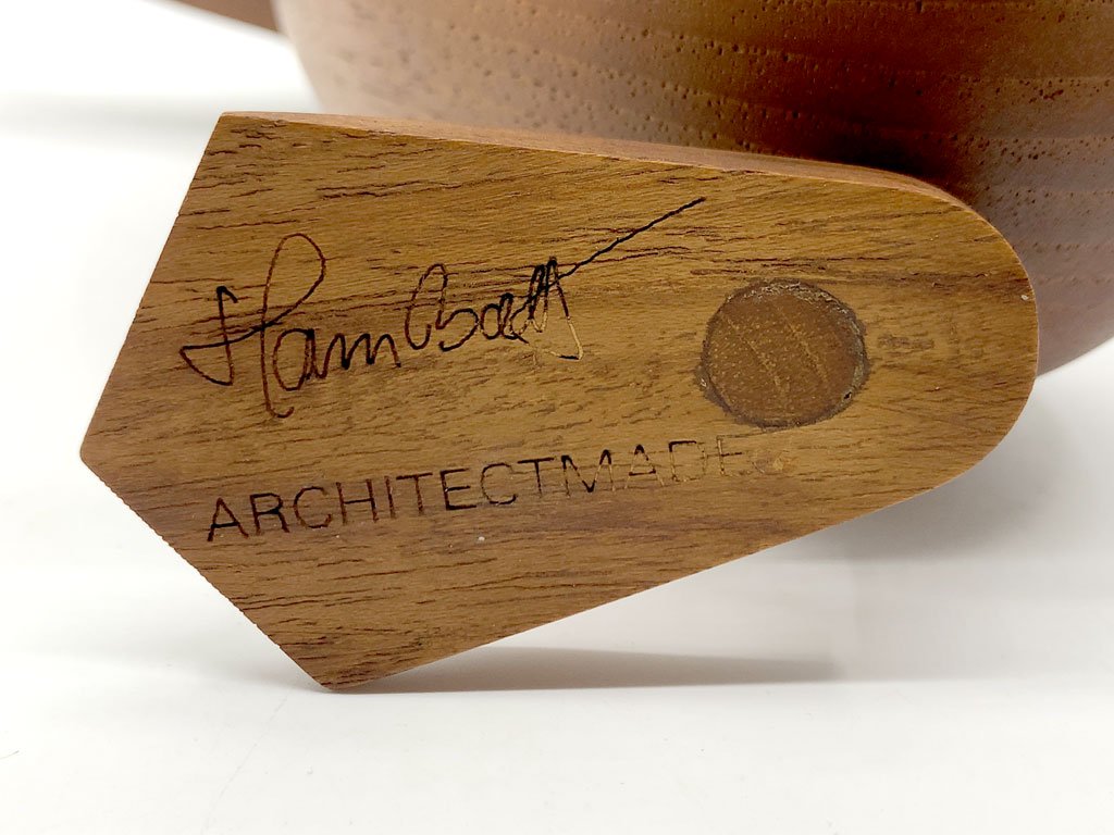 アーキテクトメイド Architectmade ダック Duck チーク無垢材 オブジェ ペーパーウェイト ハンス・ボーリン Hans Bolling デンマーク 北欧雑貨 ●