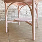 ロイドルーム LLOYD LOOM ダイニングテーブル DINING TABLE No.7130 シェルピンク ラウンド Φ92cm 英国カントリー 定価￥107,800- ●