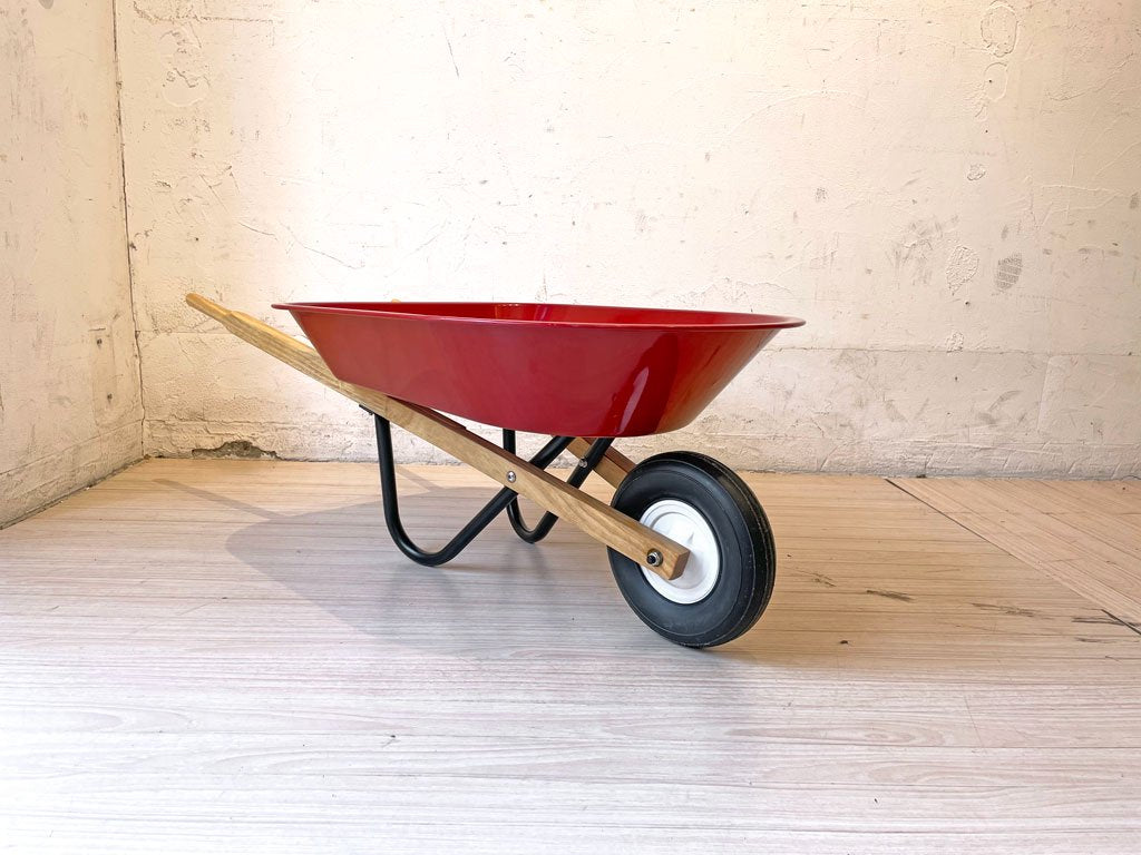 ラジオフライヤー Radio Flyer キッズ 手押し車 KID'S WHEEL BARROW 子供用 運搬 一輪 作業台車 ねこ車 廃盤 ★