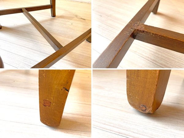 UKアンティーク Antique ダイニングチェア ナラ材 オーク無垢材 2脚セット シート張り替え済み バルボスレッグ クラシカル 英国家具 ★