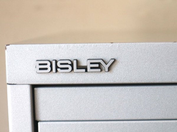 ビスレー BISLEY ベーシック BASICシリーズ BA3/8B 抽斗8杯 デスクキャビネット シルバー 廃番サイズ オフィス家具 英国 ◎