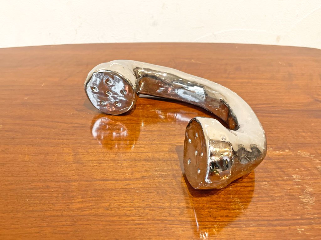 クーンケラミック Kuhn Keramik 受話器 オブジェ Handset object ドイツ Germany エイチピーデコ H.P. DECO取扱 ★