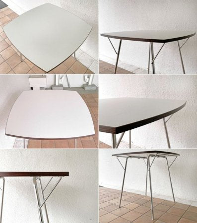 シャミド SHAMIDO ニー ダイニングテ―ブル NY DINING TABLE 折り畳みテーブル 新居猛 ミッドセンチュリーモダン ◇