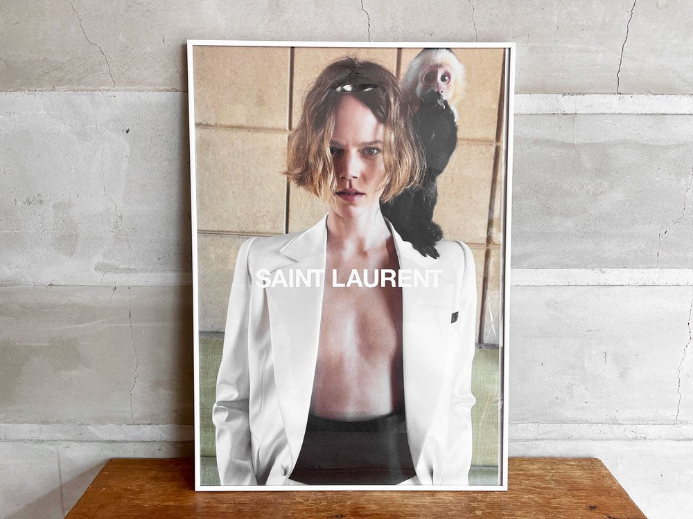サンローラン Saint Laurent ポスター Women's Winter 2019 額付き ユルゲン・テラー juergen teller Anthony Vaccarello ジャケット ♪