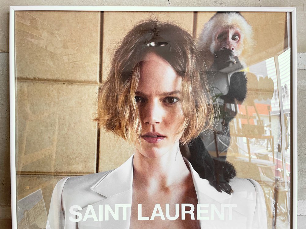 サンローラン Saint Laurent ポスター Women's Winter 2019 額付き ユルゲン・テラー juergen teller Anthony Vaccarello ジャケット ♪