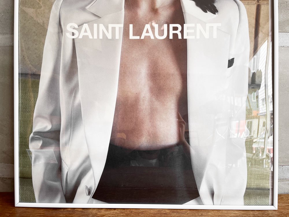 サンローラン Saint Laurent ポスター Women's Winter 2019 額付き ユルゲン・テラー juergen teller Anthony Vaccarello ジャケット ♪