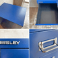 ビスレー BISLEY ベーシック BASICシリーズ 29/6 A4 キャビネット ブルー 抽斗6杯 デスクキャビネット キャスターベース オフィス家具 英国 ♪