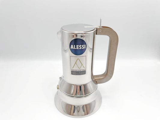 アレッシィ ALESSI 9090/3 エスプレッソメーカー 3CUP IH対応 リチャード・サパー Richard Sapper 定価26,400円 MoMA ◎