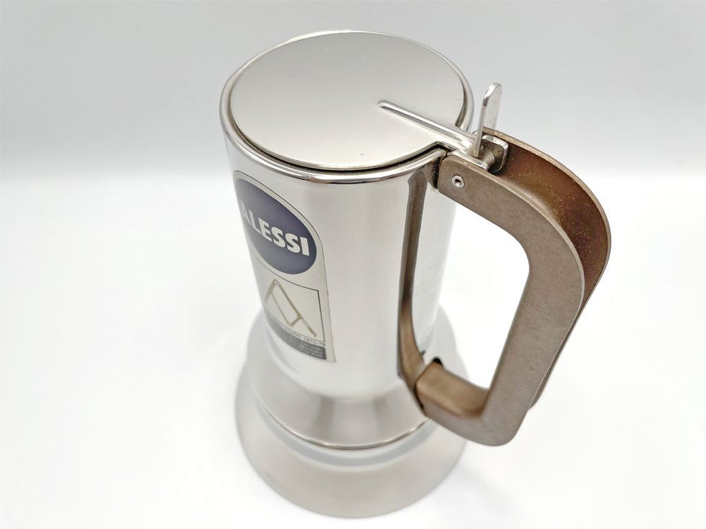 アレッシィ ALESSI 9090/3 エスプレッソメーカー 3CUP IH対応 リチャード・サパー Richard Sapper 定価26,400円 MoMA ◎