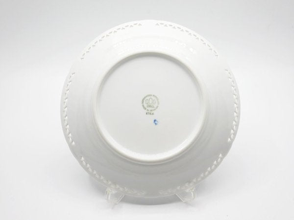 ビングオーグレンダール B&G クローンベルグ Kronberg プレート ケーキプレート 19.5cm フルレース 透かし彫り デンマーク A ●