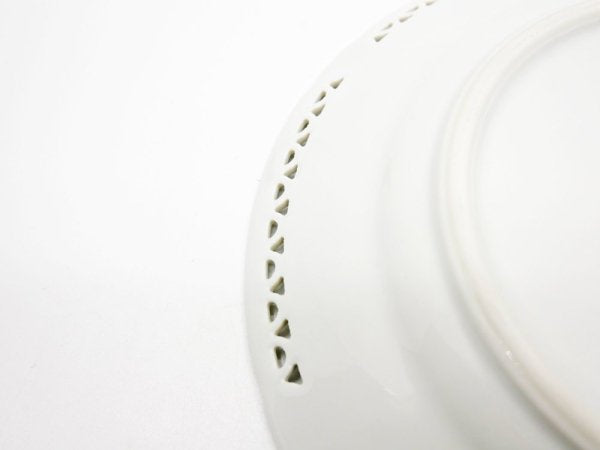 ビングオーグレンダール B&G クローンベルグ Kronberg プレート ケーキプレート 19.5cm フルレース 透かし彫り デンマーク A ●